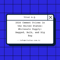 2026 Cement Prices in the United States: Wholesale Supply: Bagged, Bulk, and Big Bag